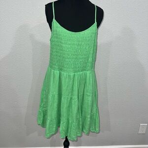 American Eagle Outfitters Green Mini Dress